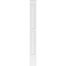 Ekena Millwork Two Equal Raised Panel PVC Pilaster w/Decorative Capital & Base, 12W x 120H x 2P, PR PILP12X120DRP02-2 - alternate 4